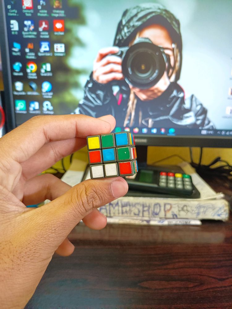 Mini Plastic Rubik's Cubes