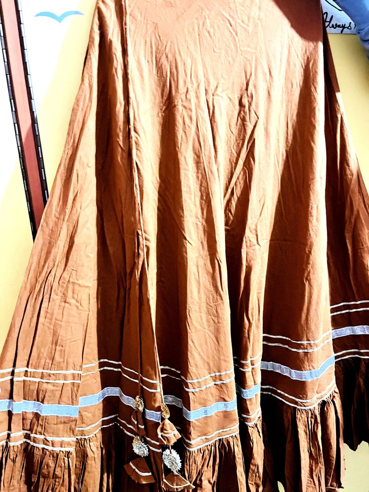 Skirt And Short Kurta With Dupatta