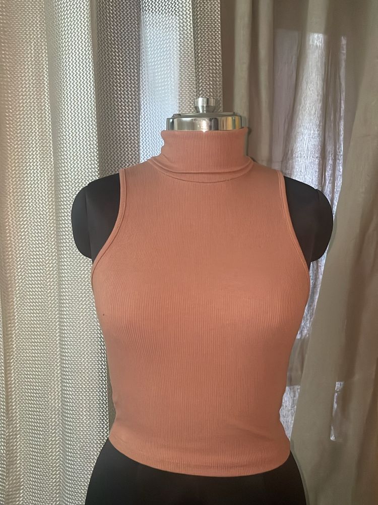 Turtle Neck Tank Top