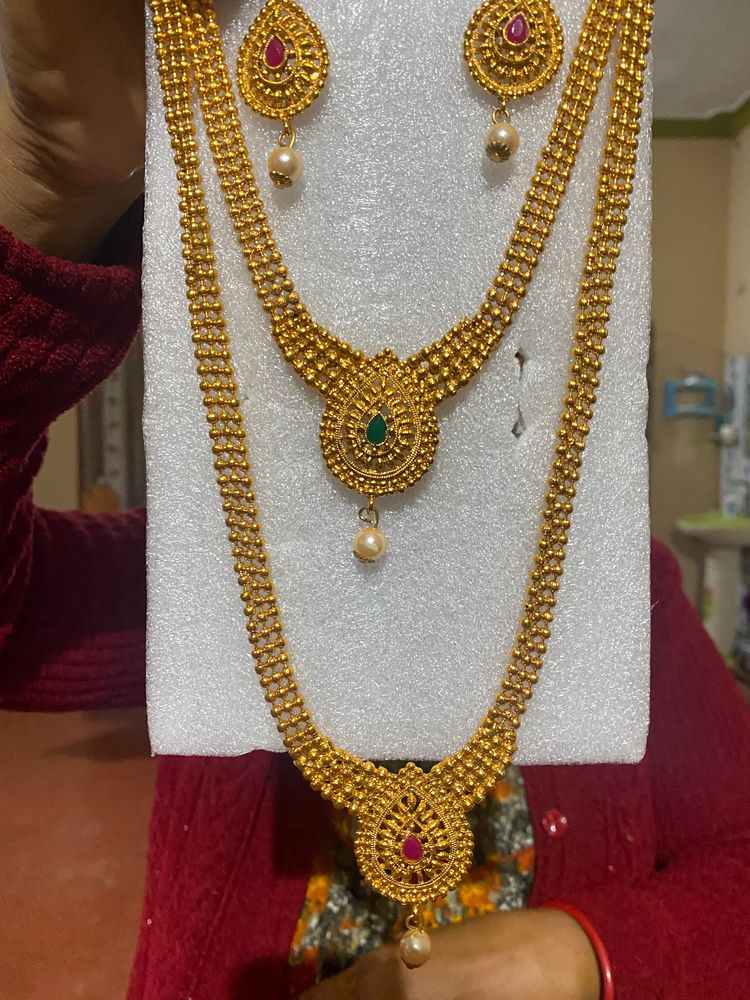 Rubans Gold Plated Jewellery Set