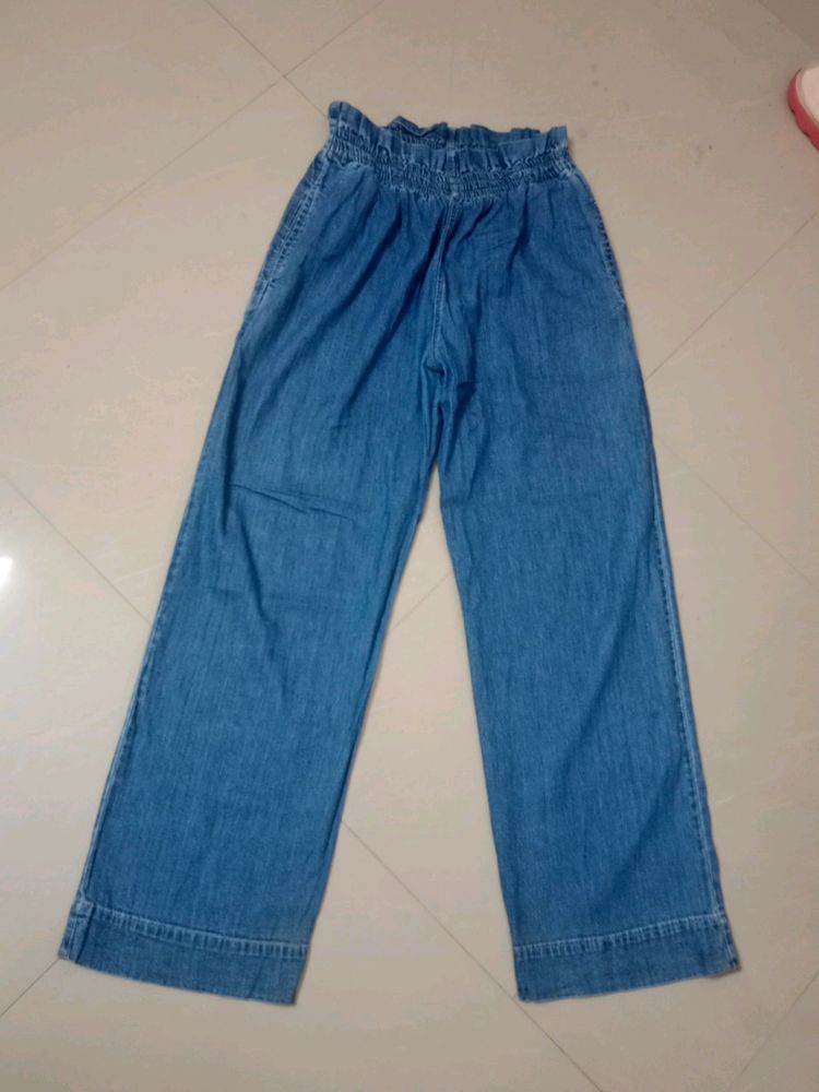 Straight Fit Jeans Soft Pants