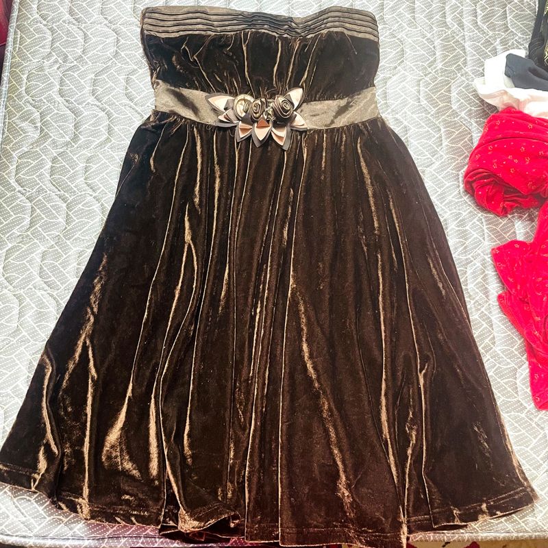 Velvet Tube Dress