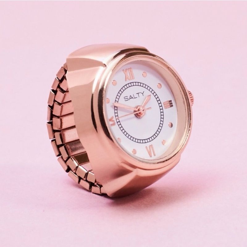 Girl boss Watch Ring For Women - Rose Gold