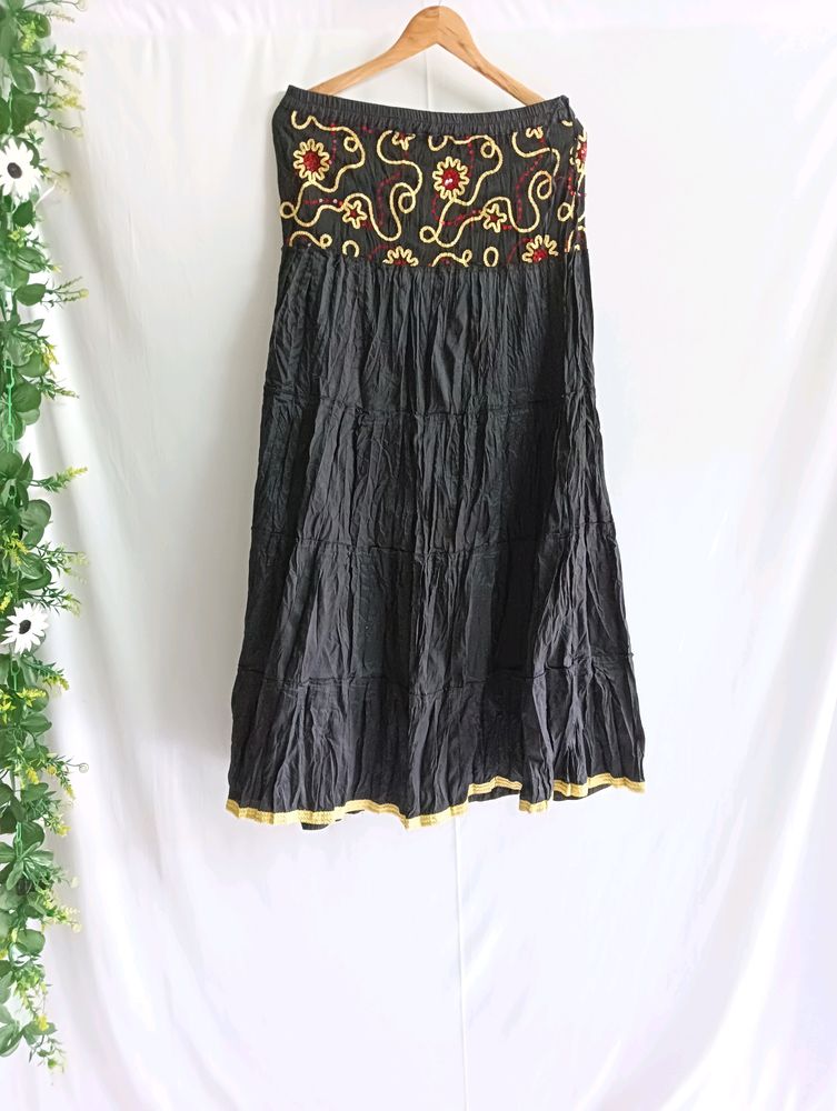 Custom Made Ethnic Long Skirt