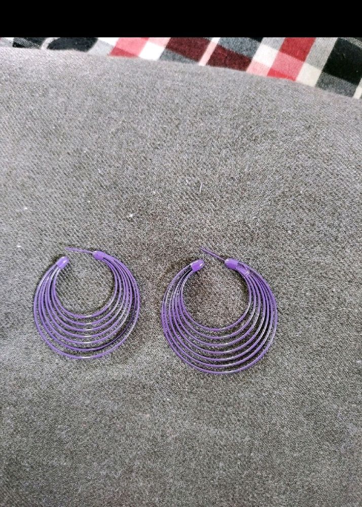 Purple Earings