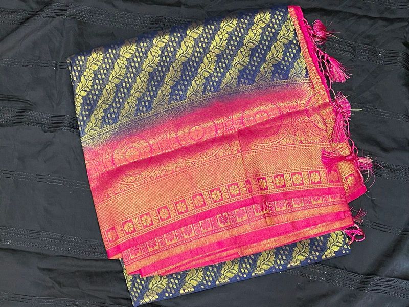 Soft Semi Banaras Silk Saree