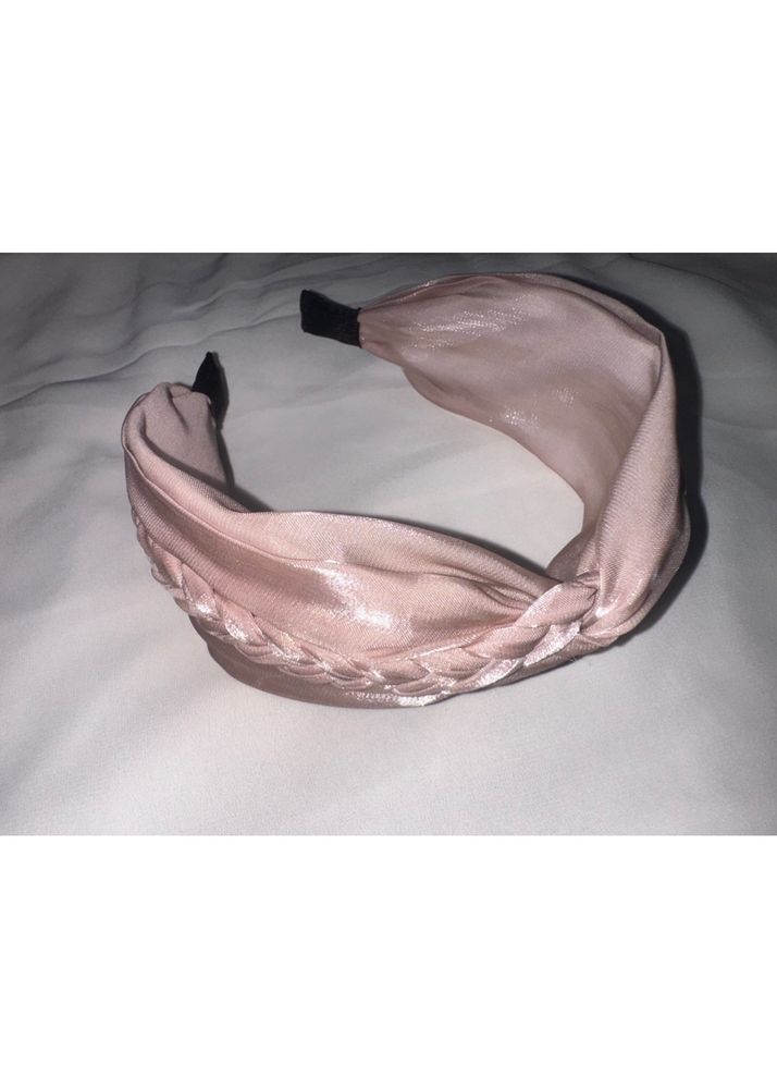 Imported Dubai Silk Light Mauve Net Hairband