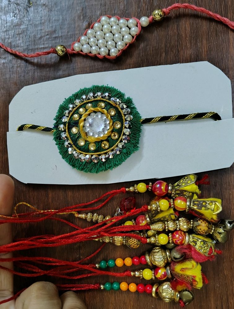 13 Rakhi 💯 pure handmade raakhis rakshabandha