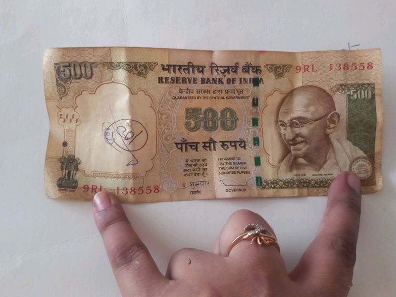 500 Old Good Condition Currency