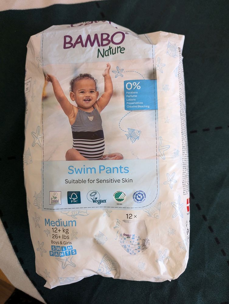 Bambo Nature Disposable Swim Pants Medium Size