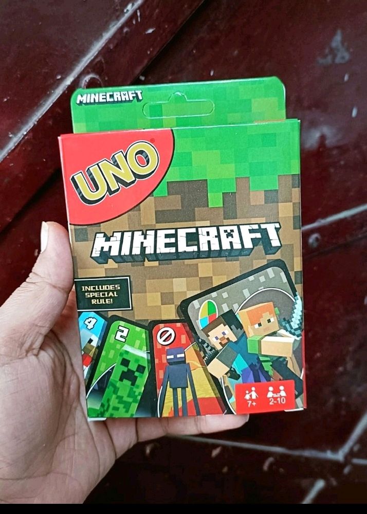 Minecraft Uno Cards For Kids And Adults