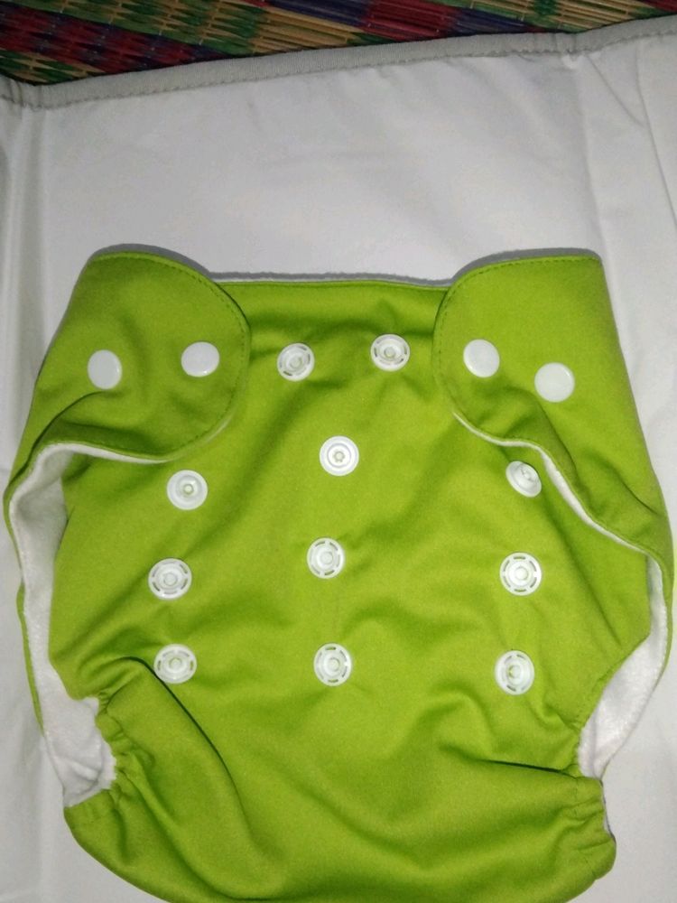 Green Reusable Diaper