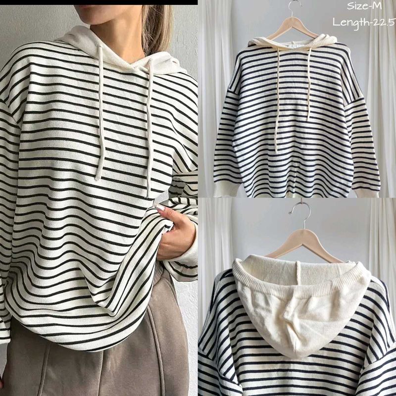 Striped Hooded Sweater