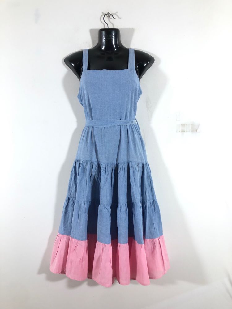 Blue&Pink Casual Dress(Women’s)