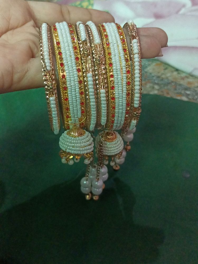 Moti Bangles..6 Chudi Set