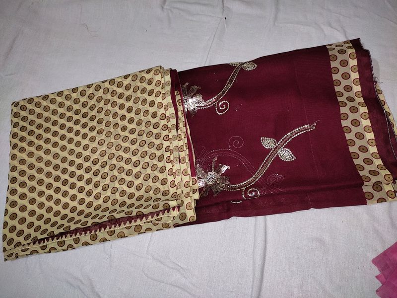 Embroidered Saree