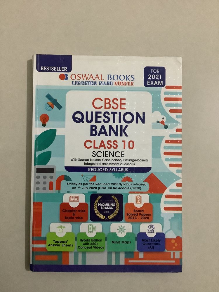 CBSE CLASS 10 OSWAAL Science Question Bank