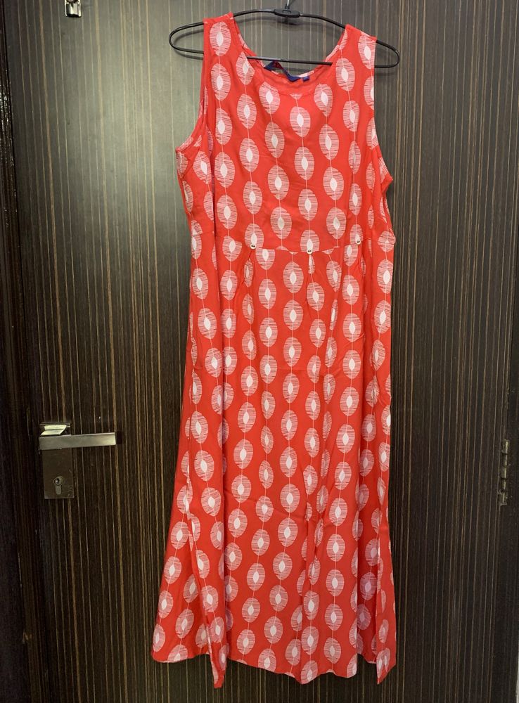 Printed A-line Dress kurti