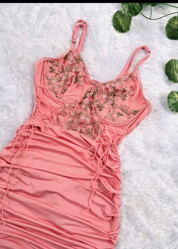 Pink Lacey Barbie Dress