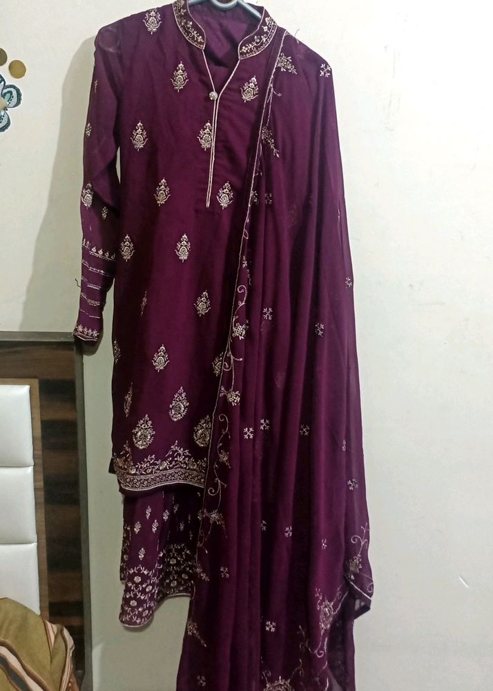 Wine Coloured Garara