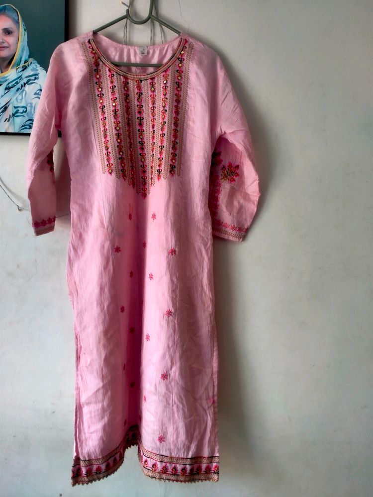 Pink Kurta Set