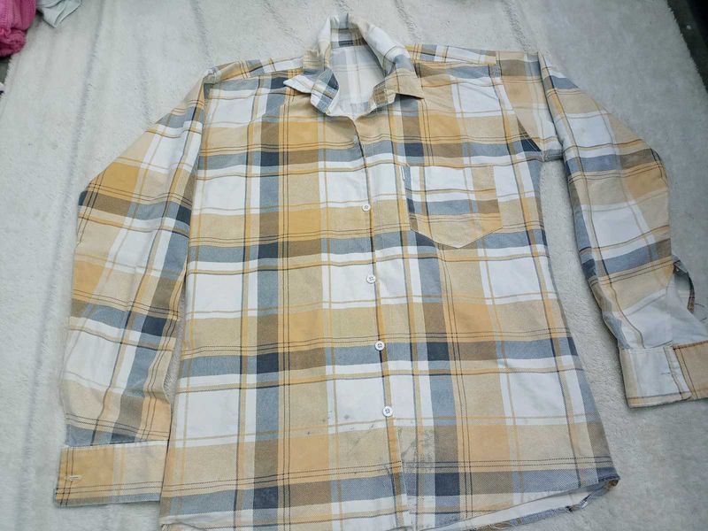 Check Shirt 40 Size