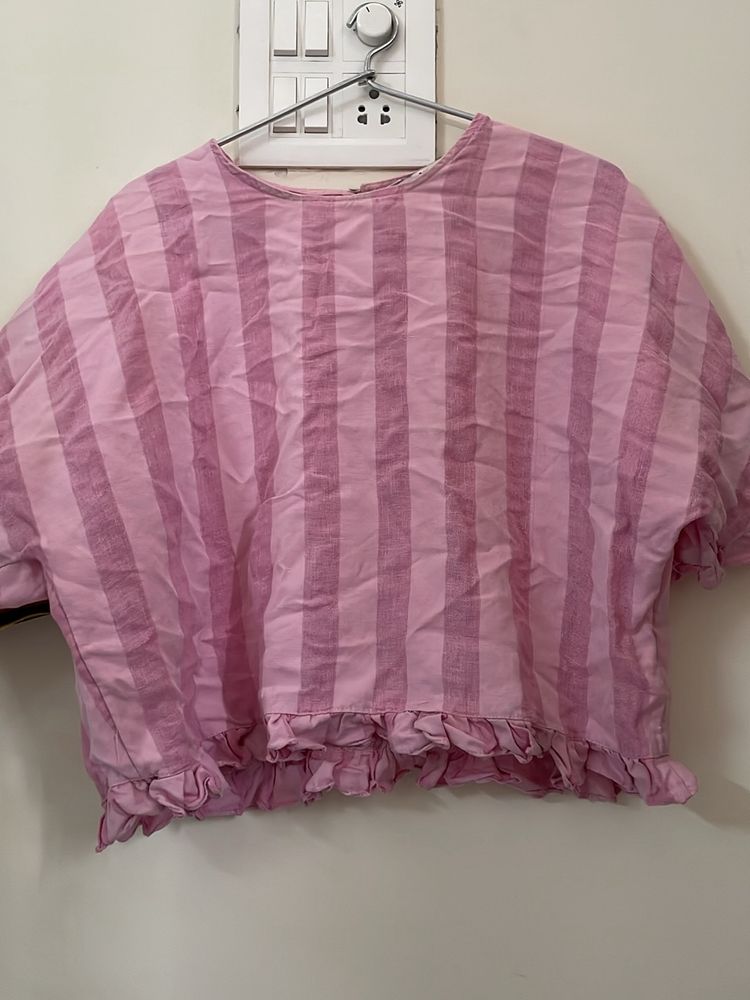 Zara Pink Top