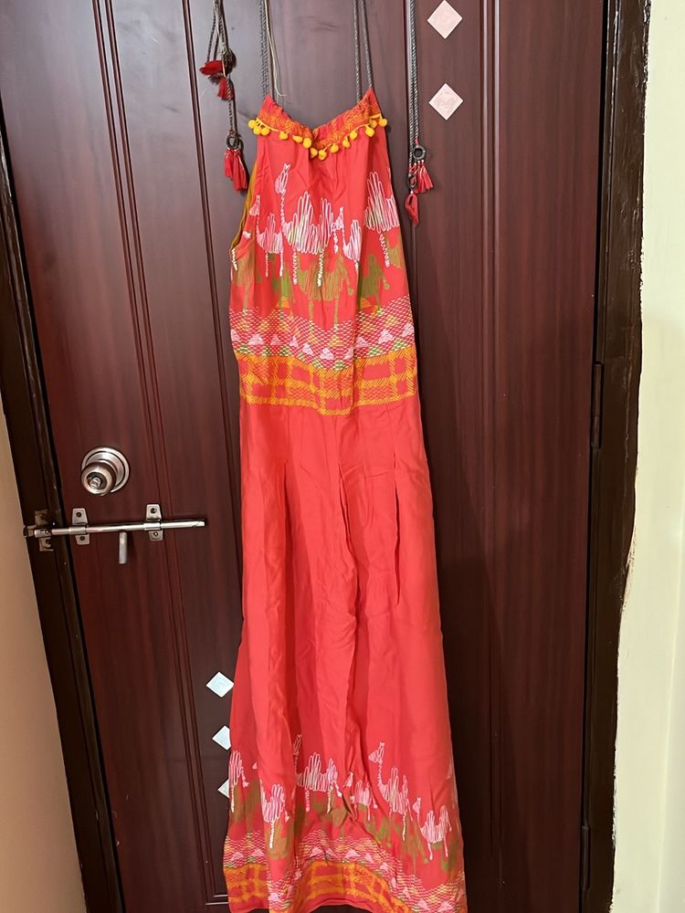 Pink ethnic dress