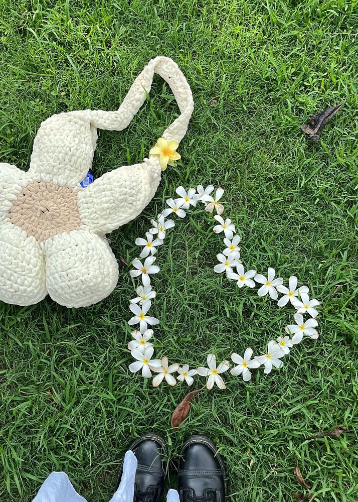 Crochet Daisy Bag 🌼(handmade)