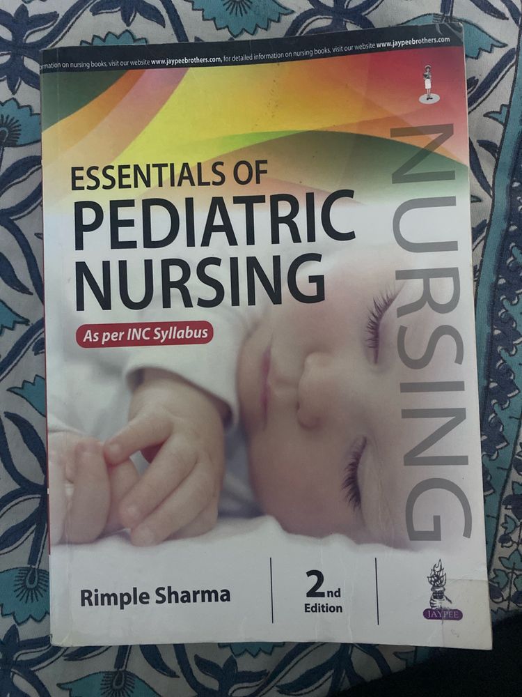 Paediatric book for nursing