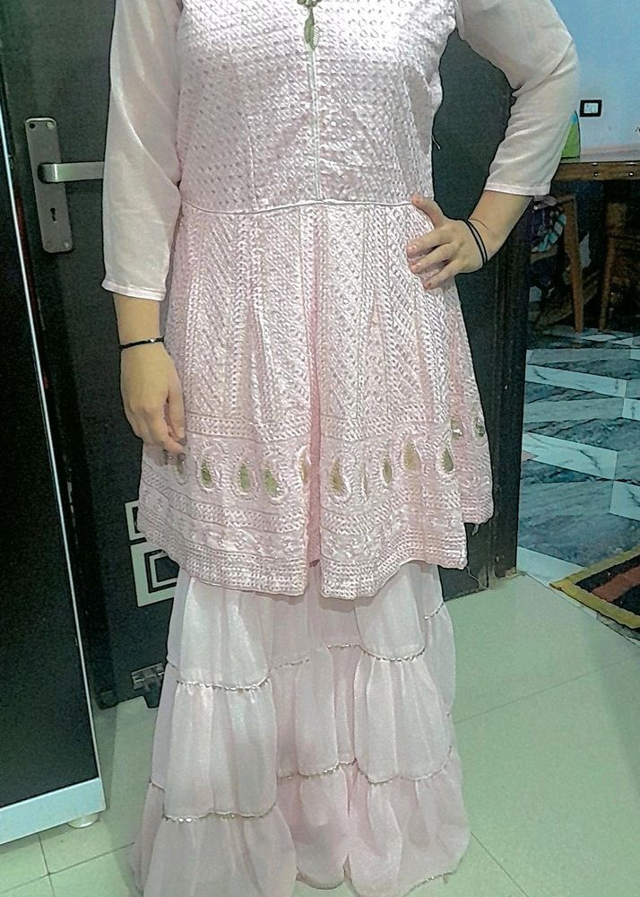 Sharara Frock Set