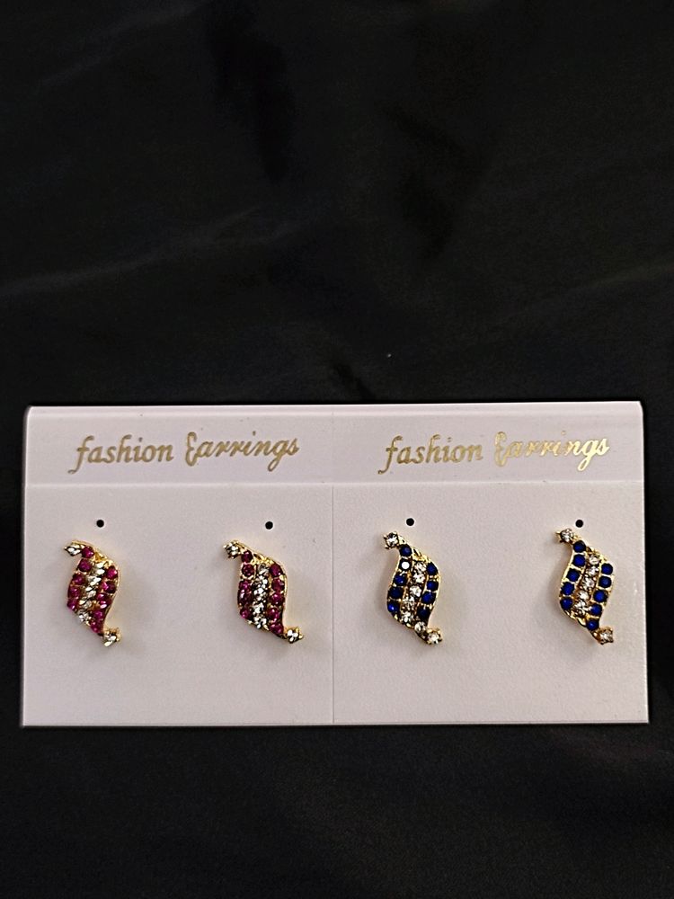 Same Pattern 2 Colour Earrings