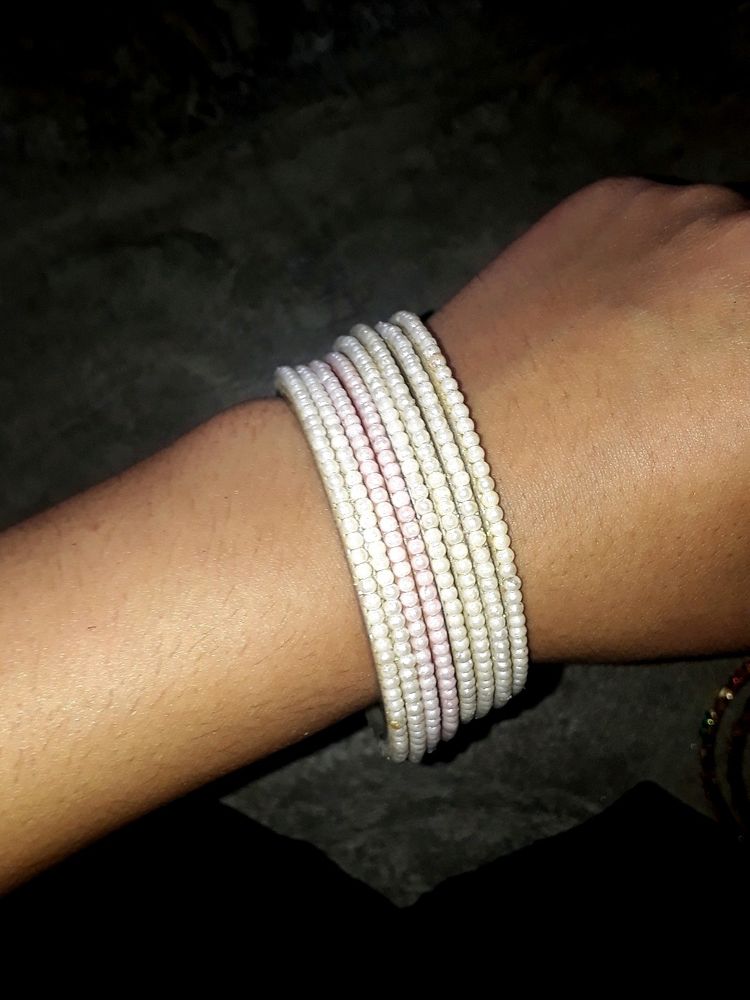 White Colour Beat Bangle Purchase The Product Now