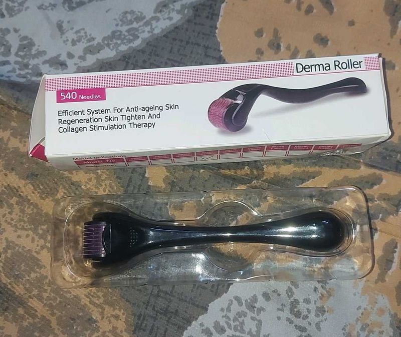 Combo 1Derma Roller  3New Rings Ad Ear Ring 💍 Box