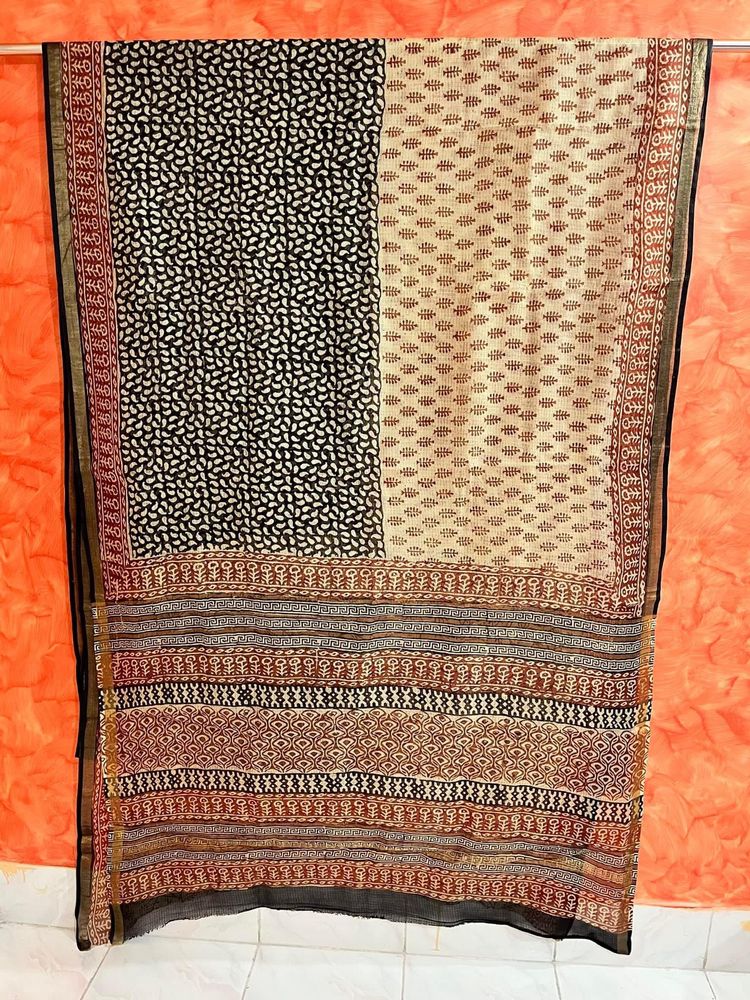 Pure Cotton Kota Doria Saree