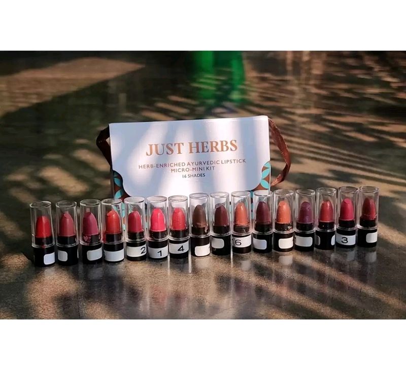 Just Herbs Ayurwedik Micro-Mini Lipsticks 16