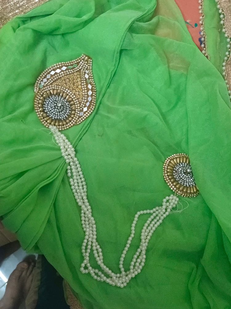 Ready To Wear Saree With Attached Broach