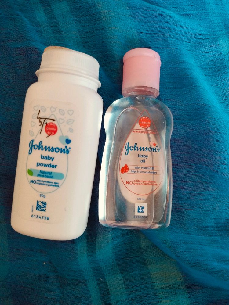 Johnson's Baby Oil And Powder