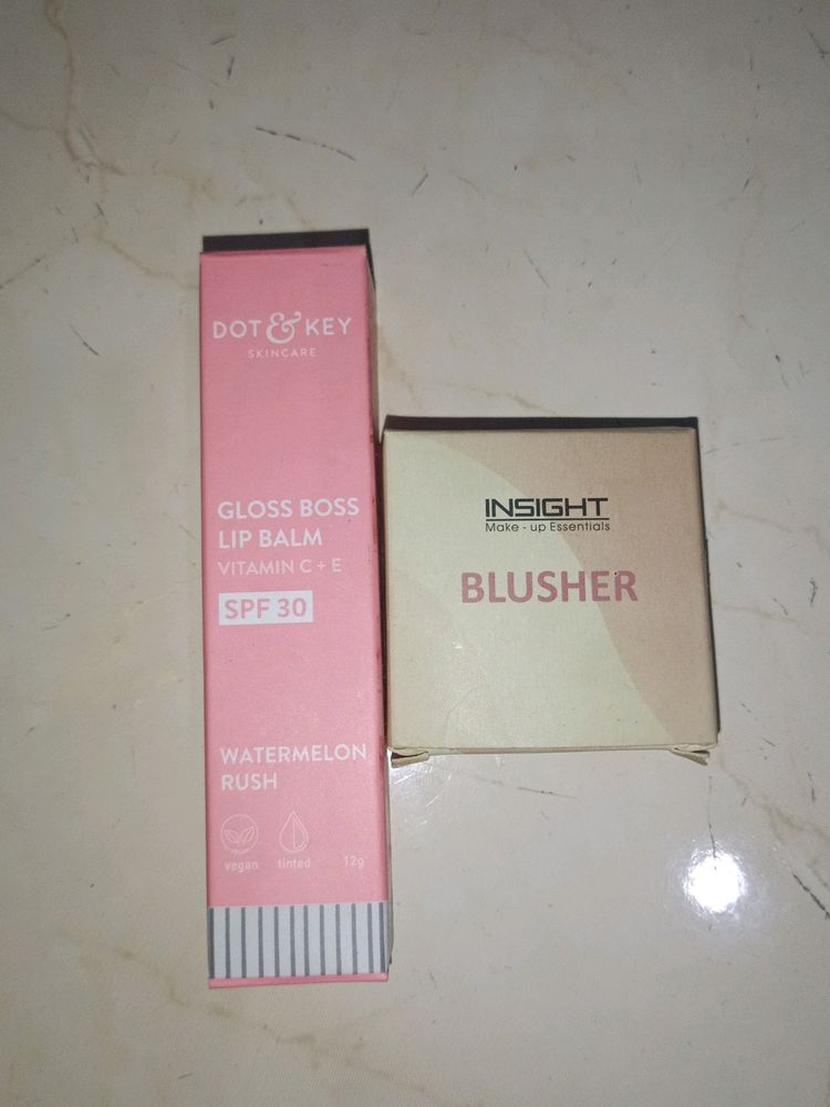 COMBO OF 2 Lip Balm And Blush.