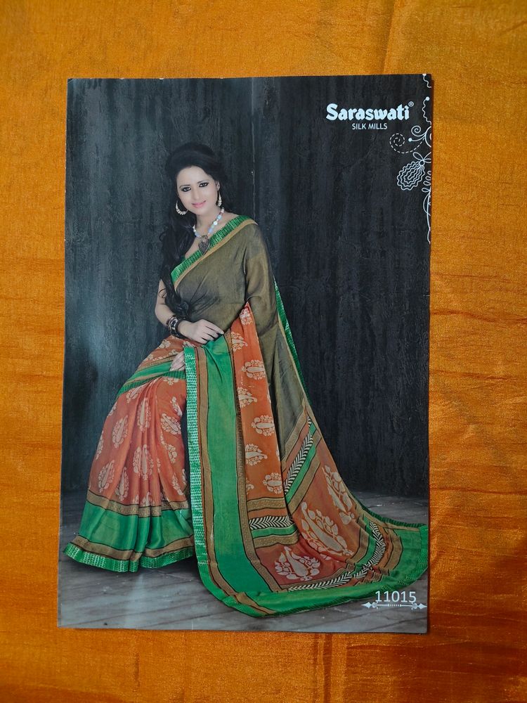 Saraswati Women's Chiffon Saree