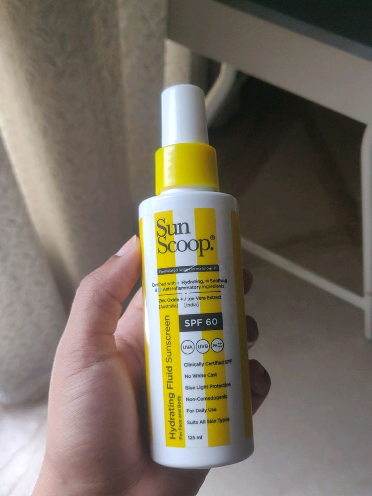 SunScoop Hydrating Fluid Sunscreen For Face & Body