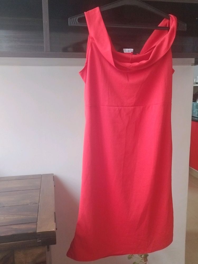 L Size Red Frock