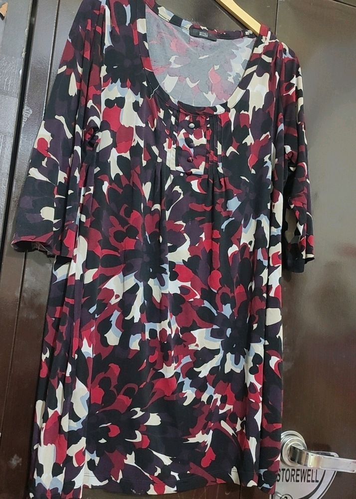 Multi Printed Top For Healthy Girl & Woman 46 Bust