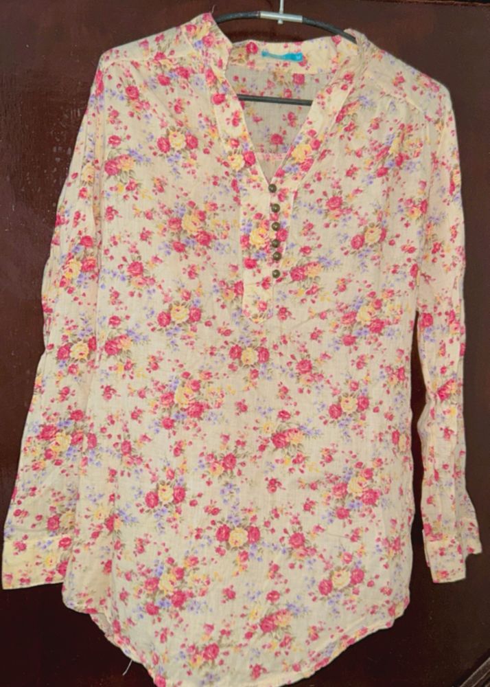 Floral tunic