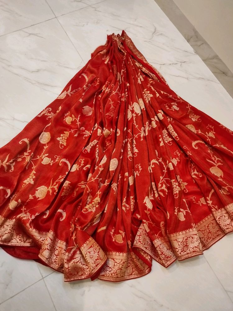 Pure Tissue Banaras Saree