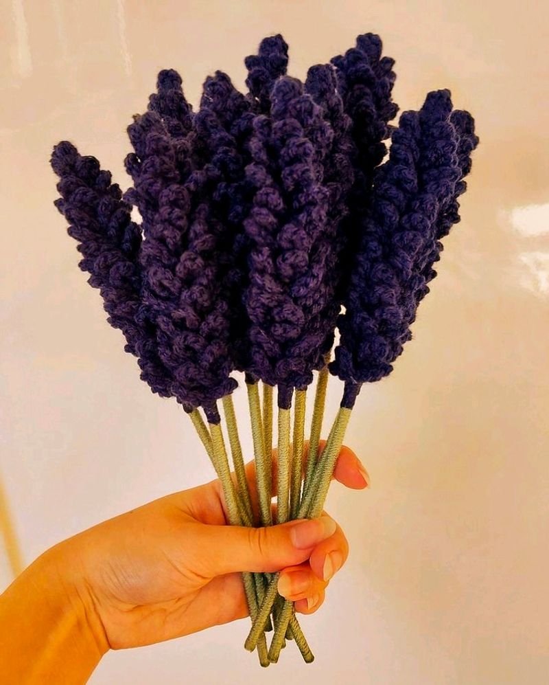 Set Of 6 Crochet Lavenders🪻 With Surprise Freebie