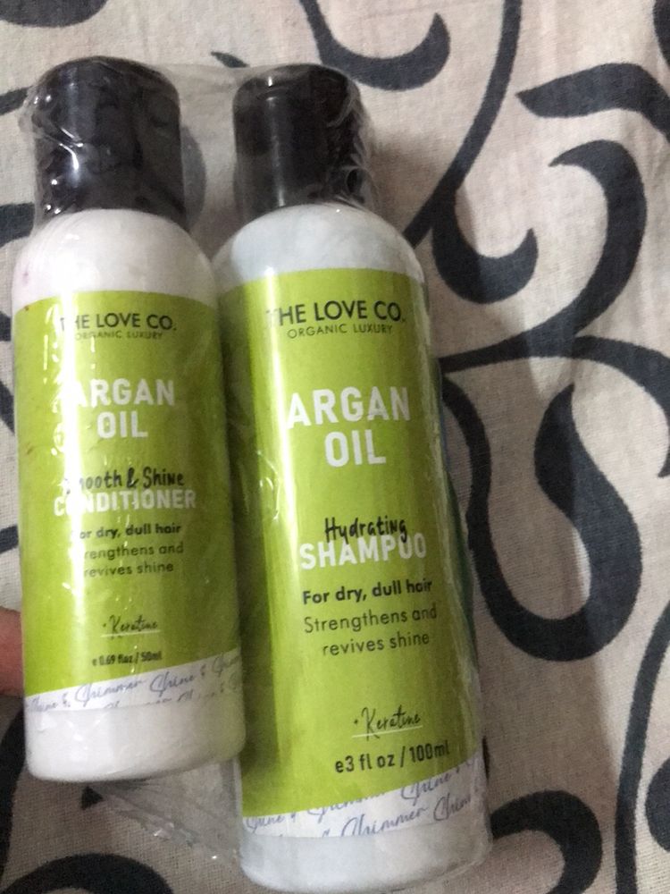 The Love Co Argon Oil Shampoo & Cnditioner