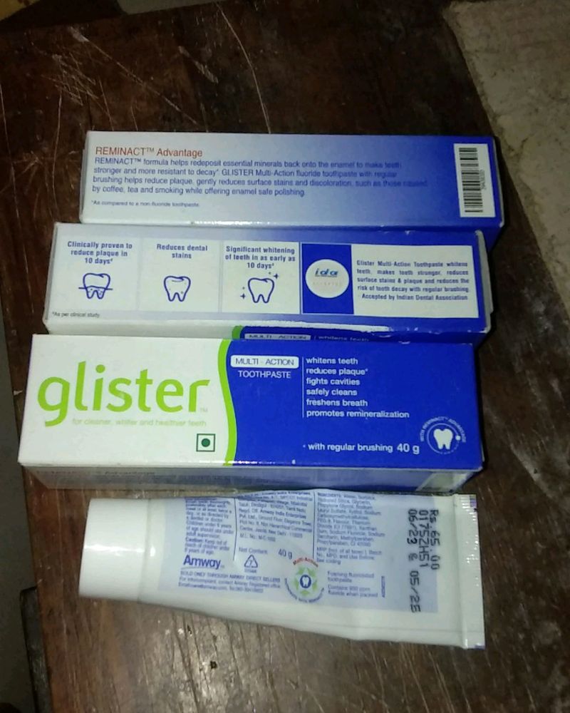 Glister Toothpaste New Pack Of 4