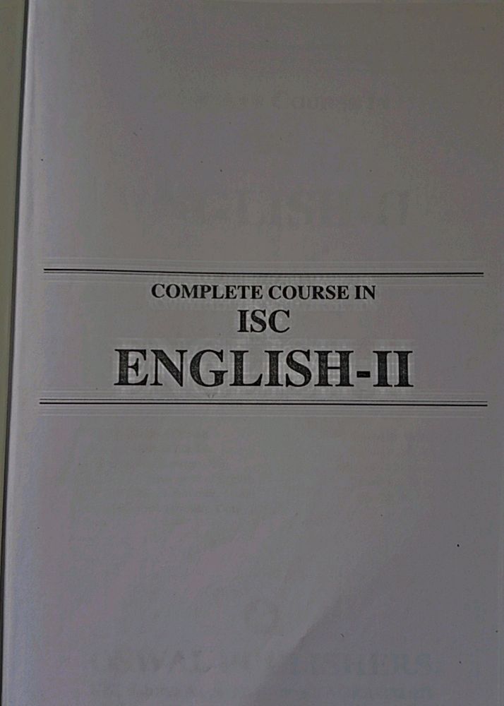 English Literature Book Class 11&12