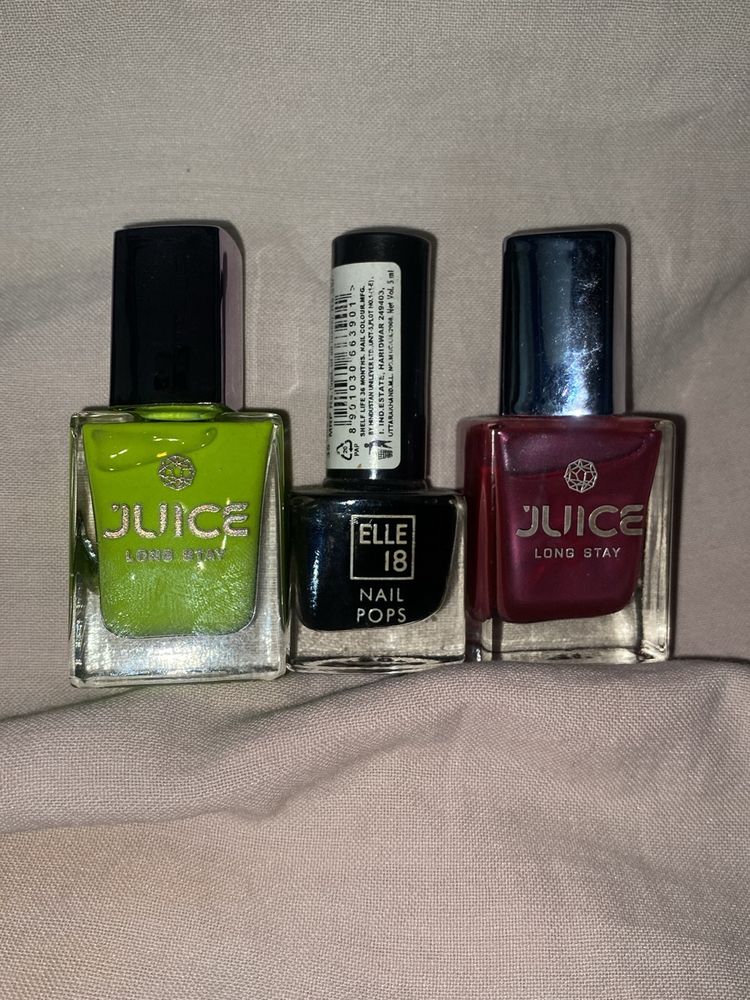 Set Of 3 Nail Paints